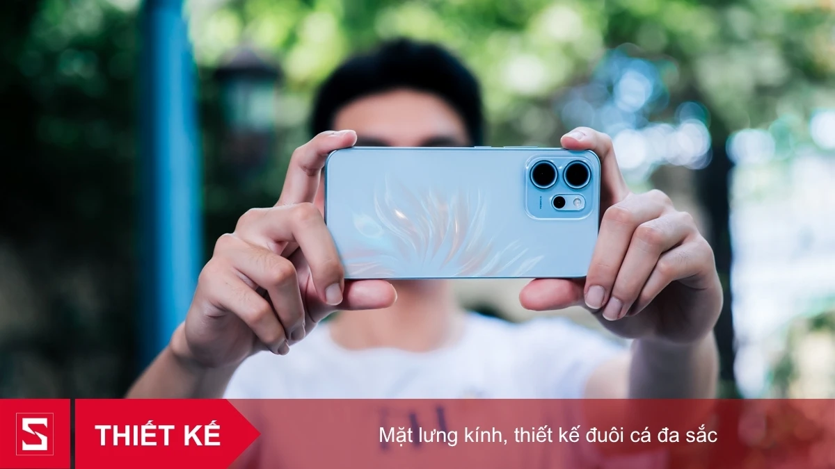 OPPO Reno14 F có thiết kế thời thượng với cụm camera tròn hiện đại