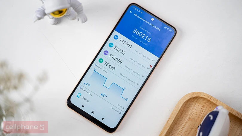 HIệu năng Xiaomi Redmi Note 12 8GB Vàng