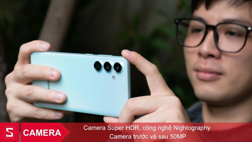 Samsung M55 5G sở hữu hệ thống camera hiện đại với camera chính 50MP