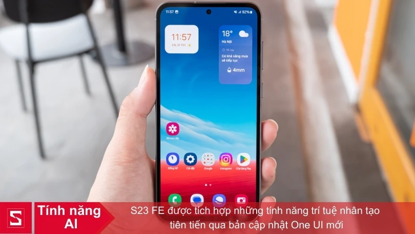 Tính năng AI mới trên Samsung S23 FE