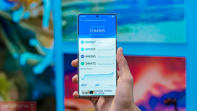 Điểm Antutu Samsung S25 Ultra 5G
