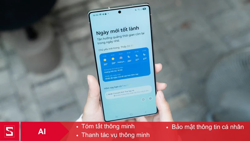 AI Cá nhân hoá giúp S25 Ultra tiết kiệm thời gian