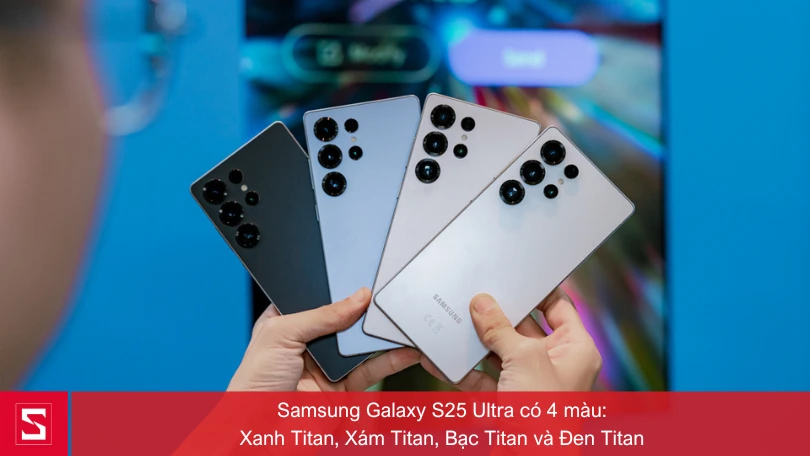 Samsung S25 Ultra có 4 màu nên mua