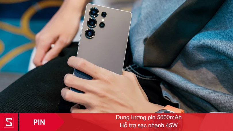 Pin SS S25 Ultra dung lượng lớn 5000mAh