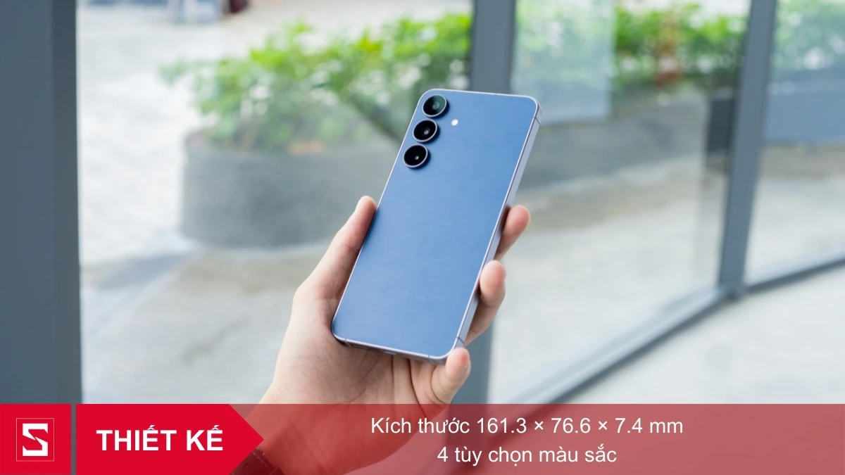 Samsung Galaxy S25 FE mang ngôn ngữ thiết kế hiện đại 