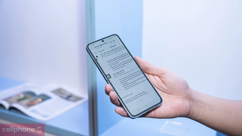 Samsung Galaxy Z Flip 6 sở hữu Galaxy AI is here tối ưu cho quá trình sử dụng