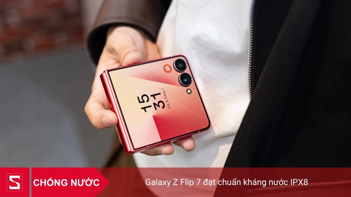 Samsung Galaxy Z Flip 7 có chống nước không