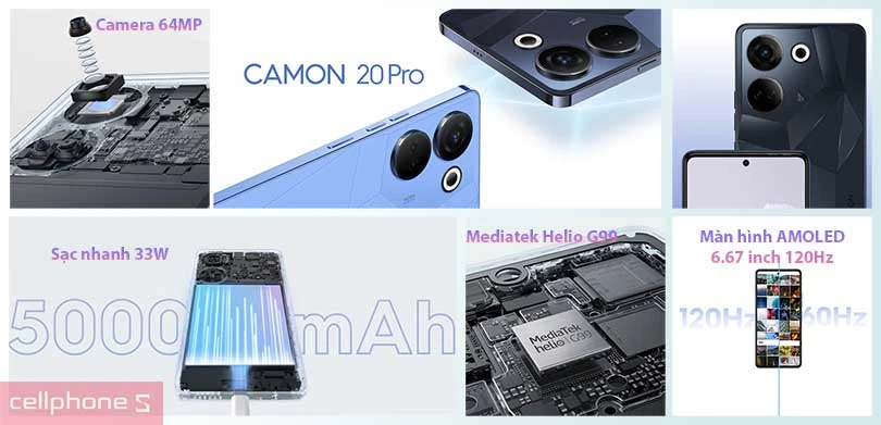Đánh giá Tecno Camon 20 Pro