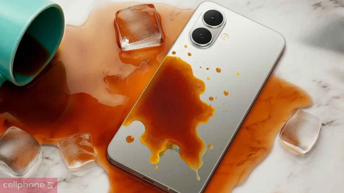 Điện thoại Tecno Spark Go 2 sở hữu thiết kế gọn gàng 