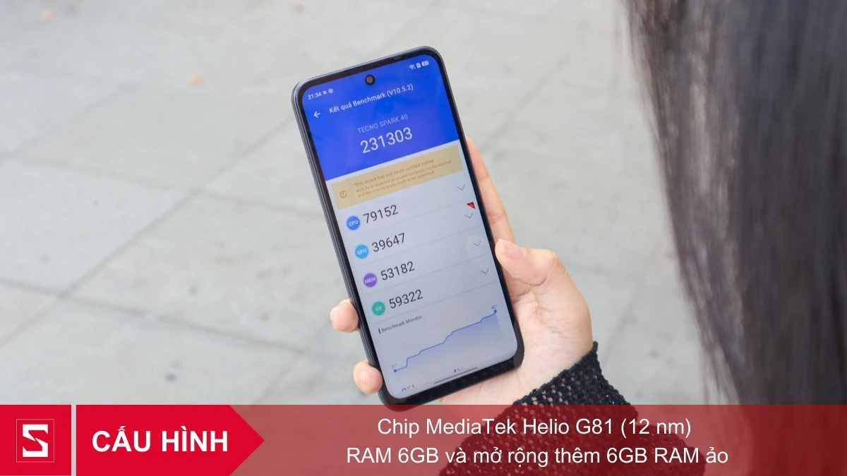 Cấu hình điện thoại Tecno Spark 40 