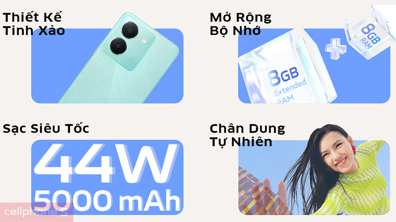 vivo Y36 chính hãng, giá tốt hỗ trợ trả góp 0%, nhiều khuyến mãi