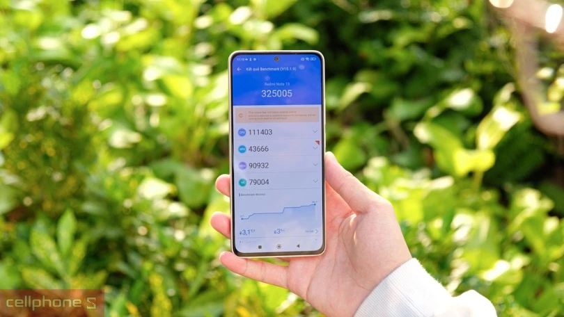 Hiệu suất Điện thoại Xiaomi Redmi Note 13 8GB 256GB cũ đã kích hoạt 