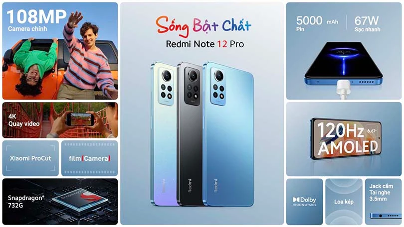 Đánh giá Redmi Note 12 Pro 4G