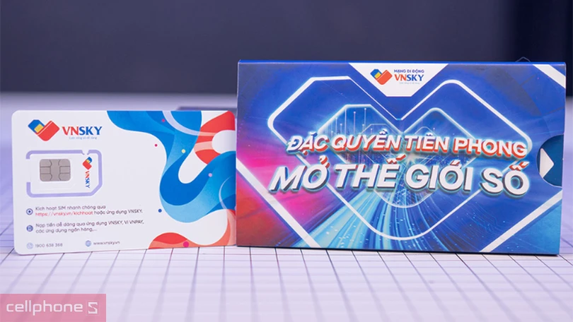 SIM 4G VNSKY 5G119 6GB/Ngày – Lướt mạng thả ga, không lo hết data