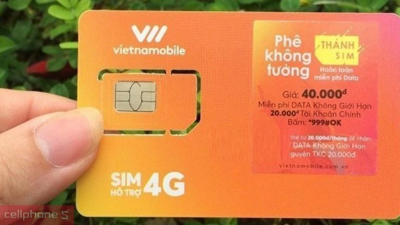 Sim 4G Vietnamobile