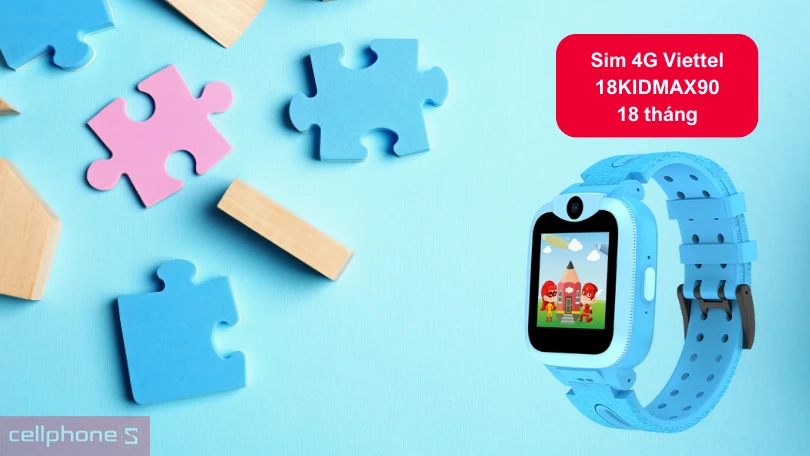 Sim 4G Viettel 18KIDMAX90 9GB/tháng - 18 tháng