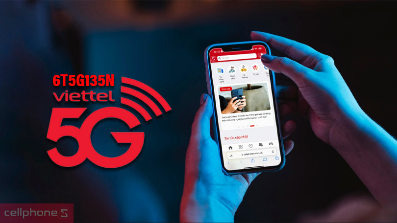 Dung lượng sim 5G Viettel 6T5G135N 6GB/Ngày