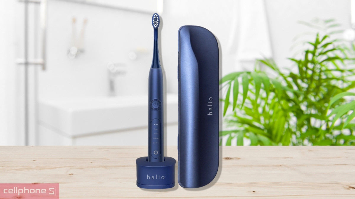 Bàn chải điện Halio Sonic Whitening Toothbrush Pro - Thiết kế đẹp, hỗ trợ làm sạch hiệu quả 