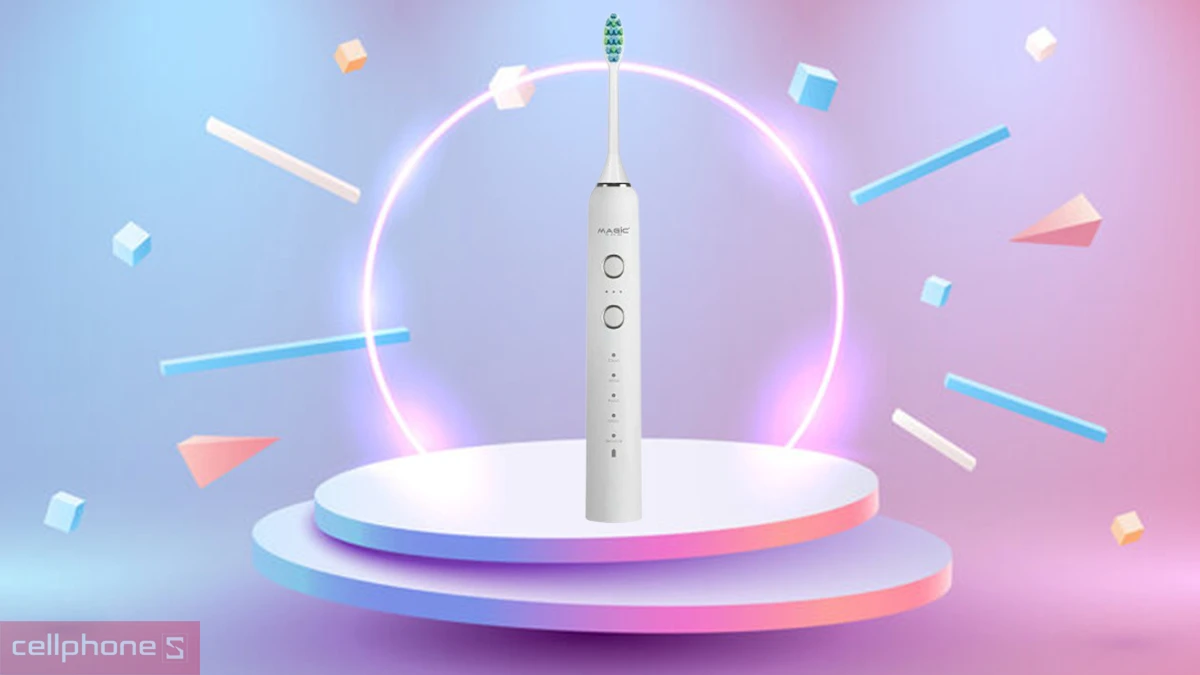 Bàn chải điện Magic B-22 sở hữu thiết kế trẻ trung