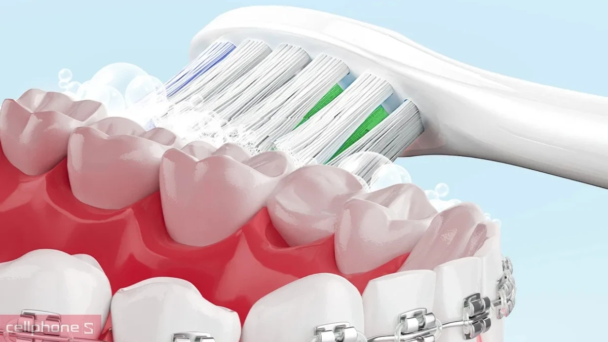 Bàn chải điện Magic B-26 trang bị 5 chế độ làm sạch