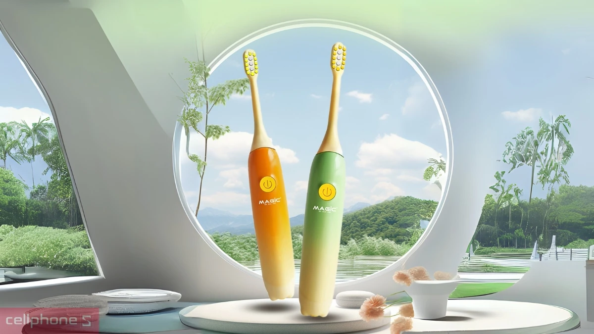 Bàn chải điện trẻ em Magic Kid-02 - Chăm sóc răng miệng an toàn và hiệu quả cho bé