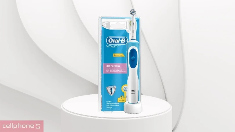 Bàn chải điện Oral-B VITALITY Ultrathin D12.513 - Làm sạch nhanh chóng, công suất cao