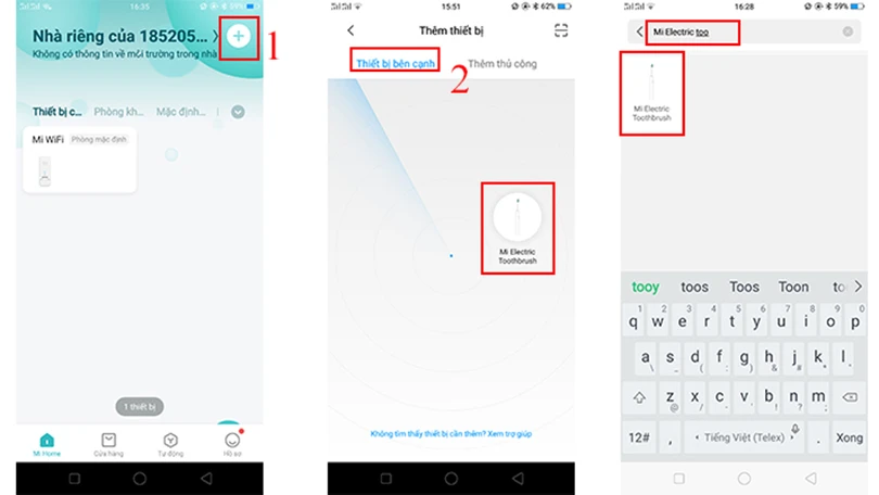 Cách kết nối bàn chải điện Xiaomi với ứng dụng Mihome trên điện thoại