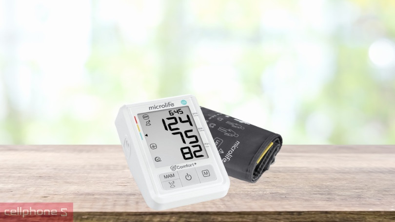 Máy đo huyết áp bắp tay Microlife B3 Comfort - Nâng cao độ chính xác, hỗ trợ chứng rối loạn nhịp tim