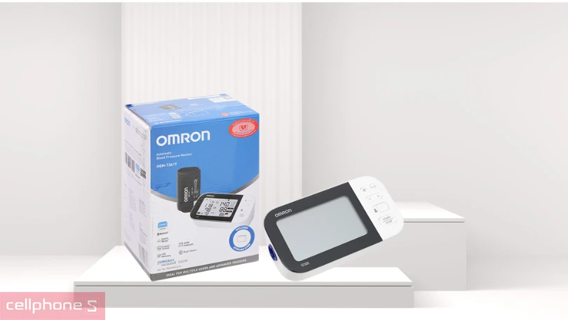 Máy đo huyết áp bắp tay Omron HEM - 7361T - Kiểm tra kép cho 2 người dùng trong 1 lần đo