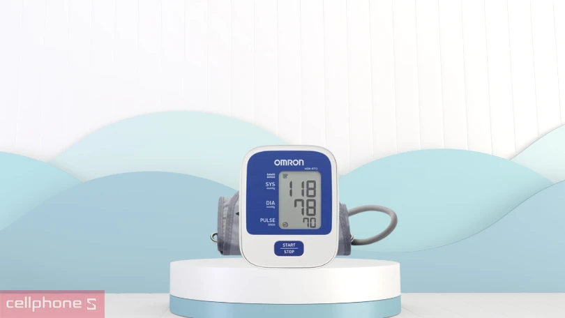 Máy đo huyết áp bắp tay Omron Hem-8712 - Nhỏ gọn, đo lường chính xác 