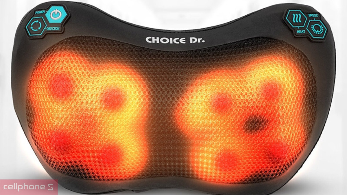 Công nghệ massage hiện đại của gối massage Choice DR DC022
