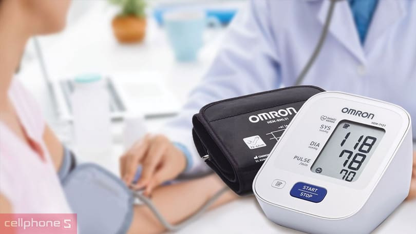 Máy đo huyết áp Omron tích hợp công nghệ hiện đại