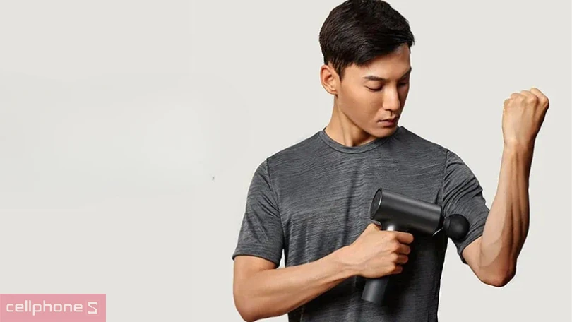 Máy massage cầm tay Xiaomi Fascia Gun Mini EU - Thiết kế gọn nhẹ, dung lượng pin lớn
