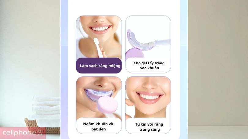 Hướng dẫn sử dụng bộ kit làm trắng răng iVSmile IVI-04K-3