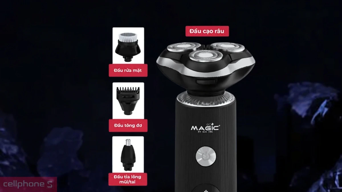 Máy cạo râu Magic Pro 40 - Thiết bị chăm sóc toàn diện, tiện lợi
