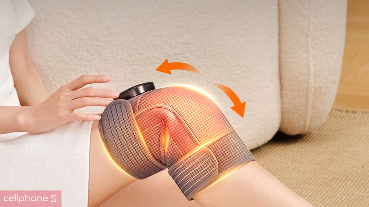 Máy massage đầu gối Breo X2 - Làm nóng nhanh, chườm ấm sâu