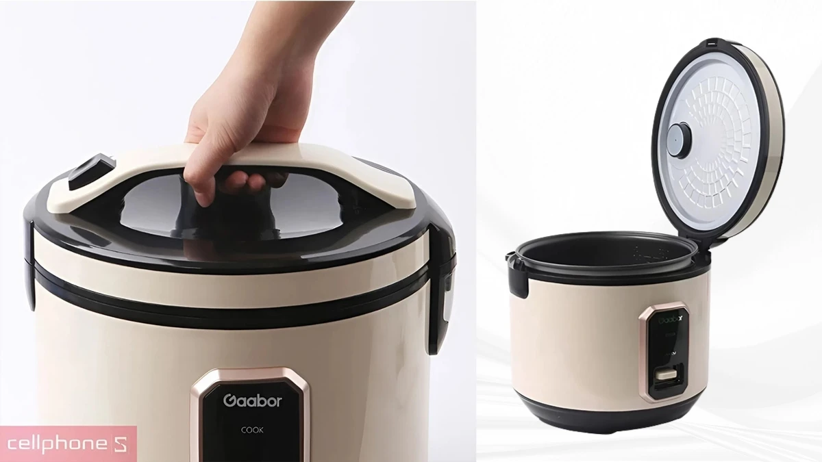 Hệ thống kiểm soát nhiệt tiên tiến của nồi cơm điện GAABOR RC-40M02A