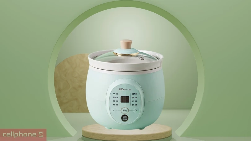 Nồi nấu chậm Bear DDG-D20P1 - Xinh xắn, đảm bảo bữa ăn ngon miệng 