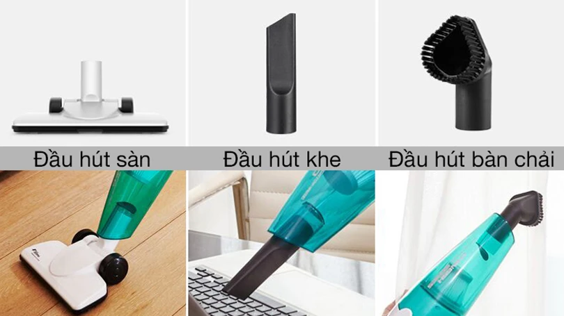 Máy hút bụi cầm tay Deerma DX118C 400W – Lực hút mạnh mẽ, sử dụng linh hoạt