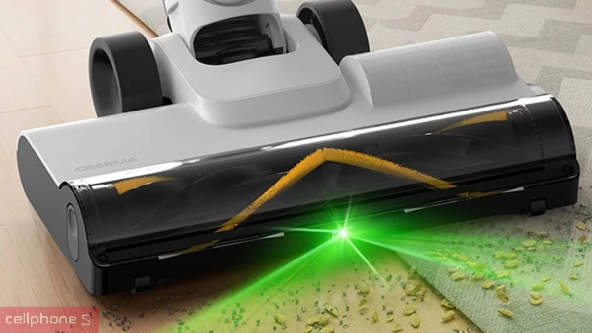 Máy hút bụi cầm tay Deerma T10W sở hữu thiết kế cầm tay hiện đại 