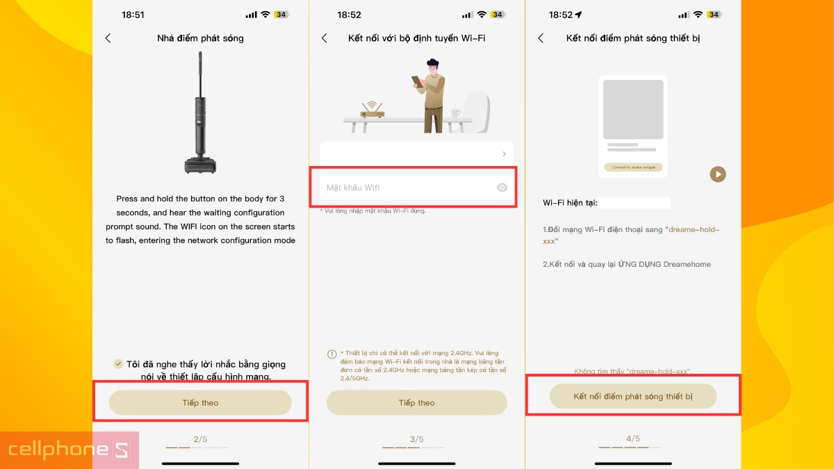 Hướng dẫn sử dụng máy hút bụi cầm tay Dreame H15 Pro chi tiết