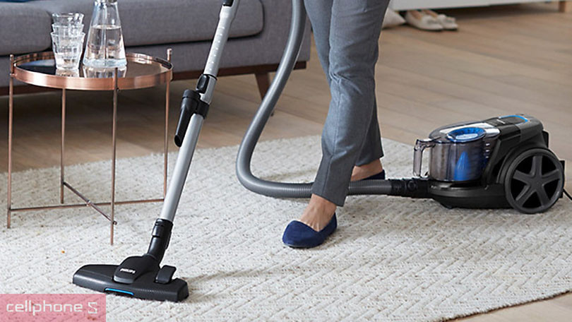 Khả năng làm sạch của máy hút bụi dạng hộp Philips FC9350