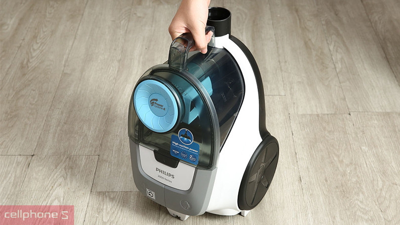 Thời gian sử dụng máy hút bụi dạng hộp Philips XB2023