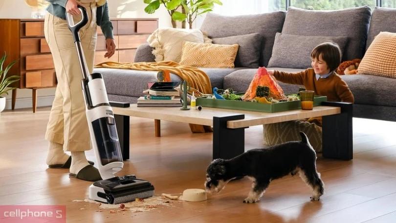 Máy hút bụi cầm tay Tineco Floor One S6 Stretch Pro - Dọn sạch sàn nhà chỉ với một bước