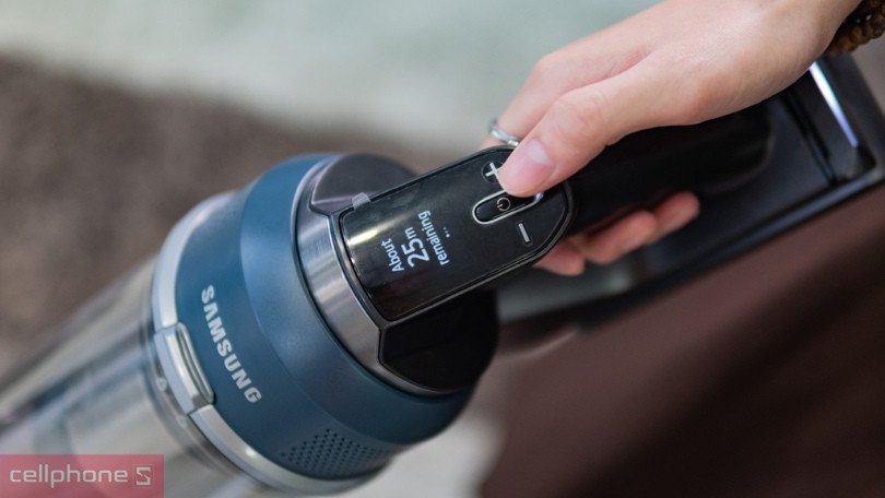 Review máy hút bụi Samsung - Hiệu suất hút bụi mạnh mẽ trong thiết kế cao cấp