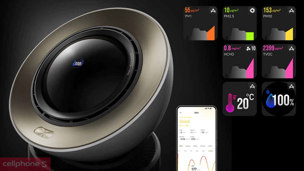 Kết nối máy lọc không khí Dreame PM10