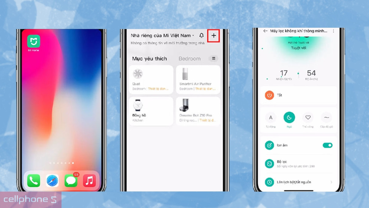 Hướng dẫn sử dụng kết nối ứng dụng Dreame với máy lọc không khí Dreame PM10