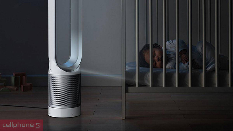 Độ ồn vận hành và thiết kế của máy lọc không khí Dyson Pure Cool Link TP02