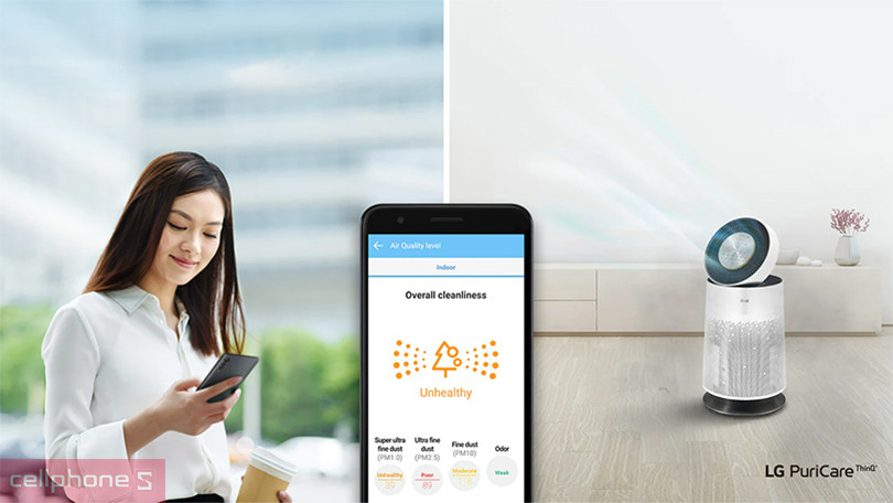 Top 2 máy lọc khí LG Puricare mini bán chạy nhất hiện nay