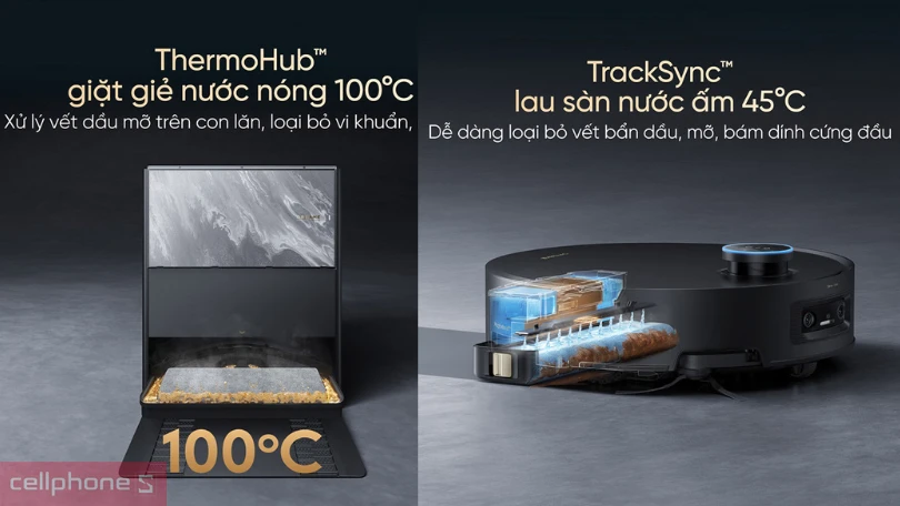 Giặt giẻ lau bằng nước nóng 100 độ C